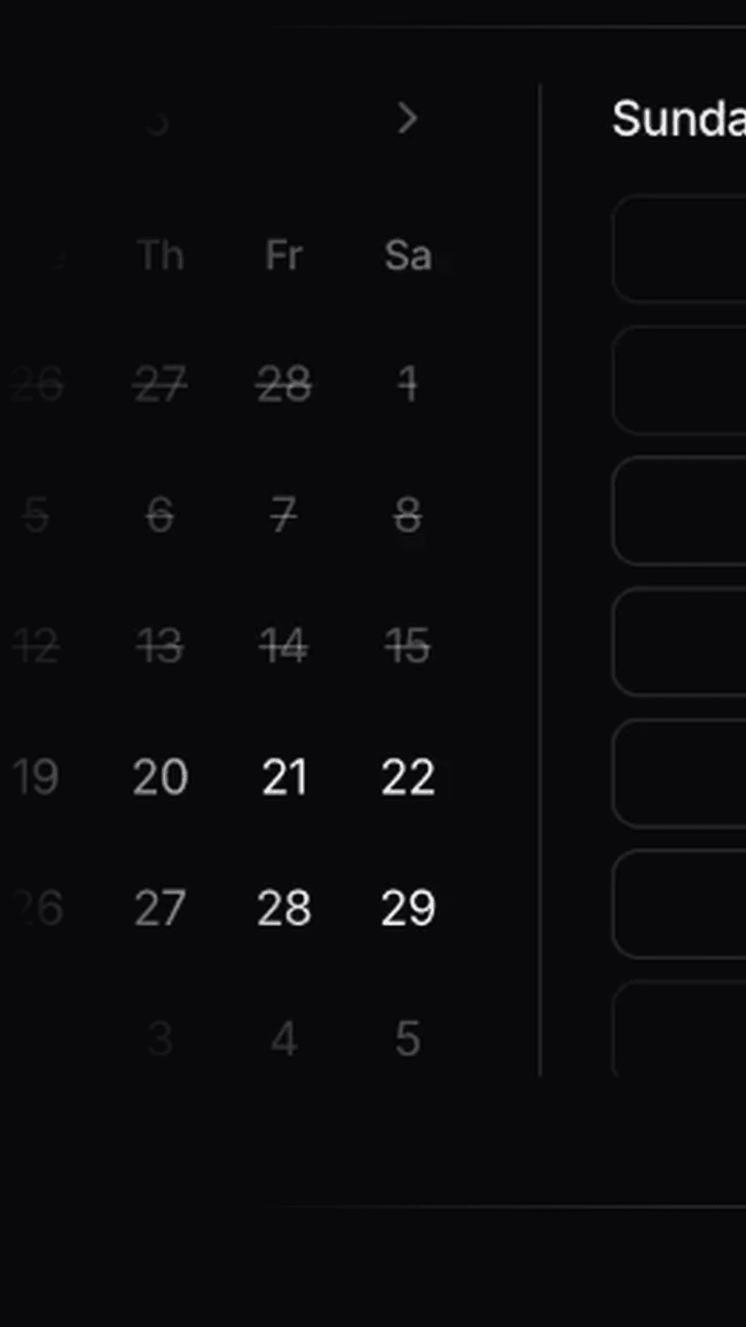 calendar illustration light